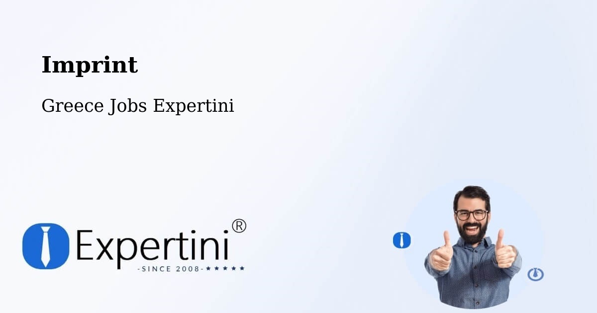 Imprint – Kontokáli - Greece Jobs Expertini